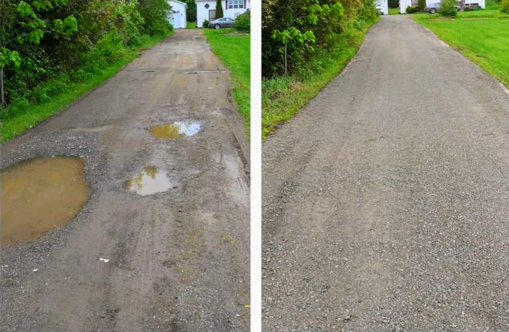 excavation driveway installation
